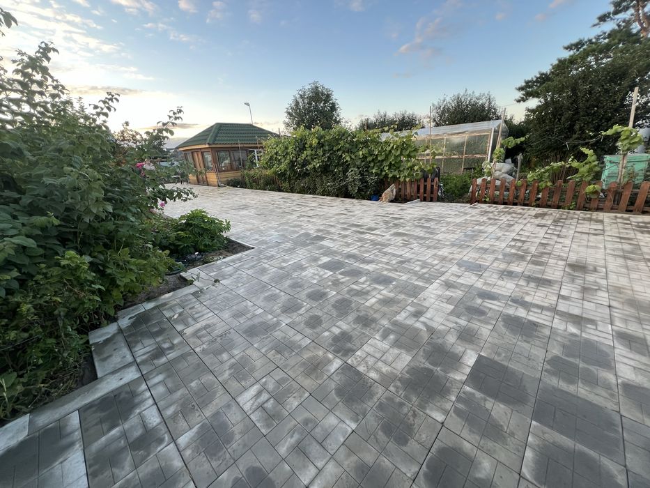 Укладка брусчатки