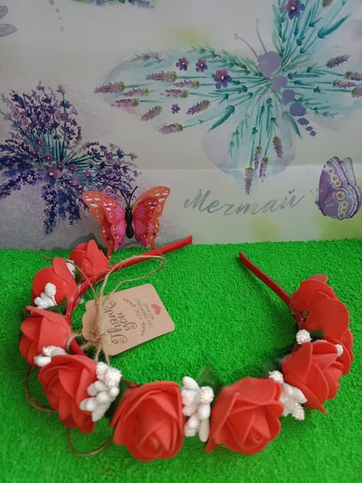 Ободки ручной работы для девочек