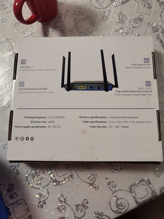 Ruter + Reciver Digi cu SIM de internet