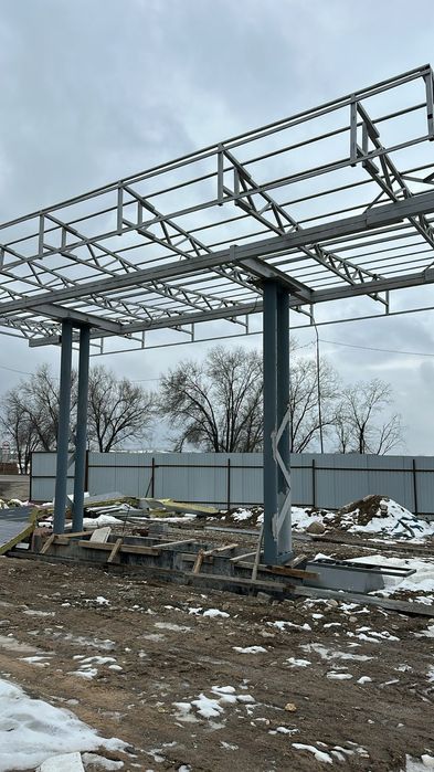 Навесы под ключ с материалам и работа!