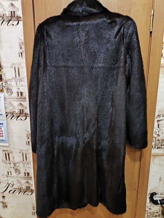 Шуба норковая цельная