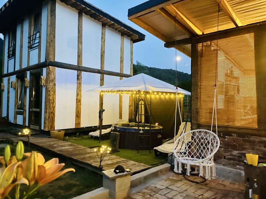 Jacuzzi și spa la cabana