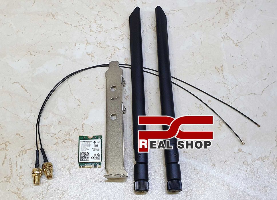 Intel Wireless AC8265 AX200 AX210 M2 WIFI 5G/Blooetooth 2 антенны 8dBi