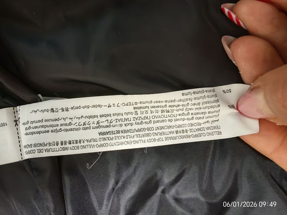 Geaca Zara puf si pene marimea 116