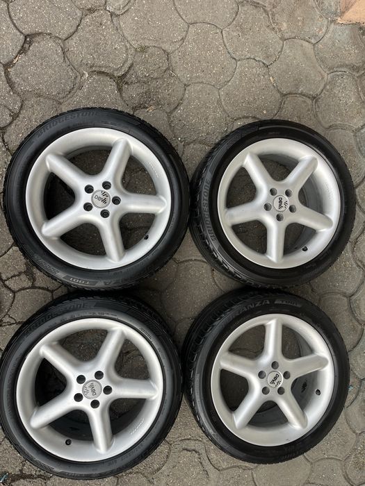 Jante aliaj 5x100mm, anvelope vara 225/45 R17, VW Golf 4 Bora Beetle, Audi TT A3, Skoda Octavia 1, Toyota Subaru Seat Leon