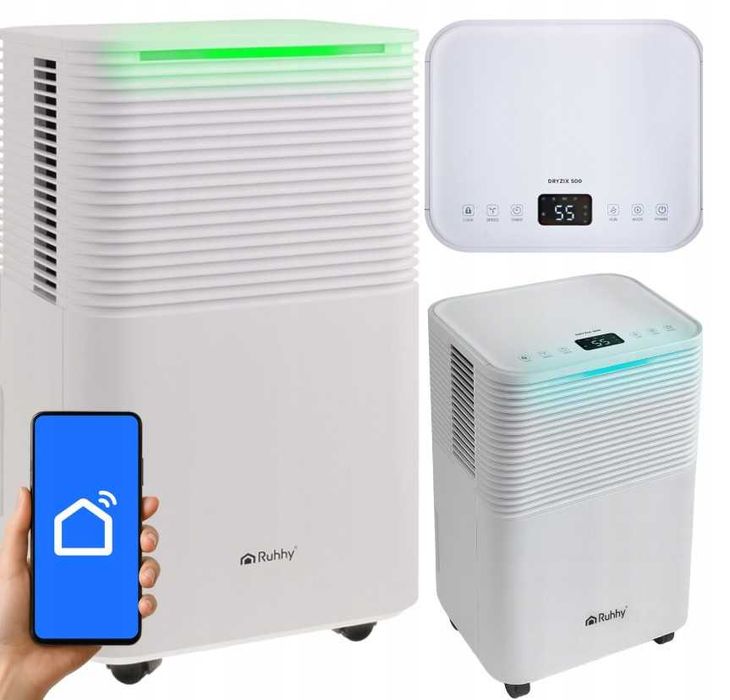 Влагоабсорбатор, Изсушител за въздух с гигростатом, таймером и WiFi