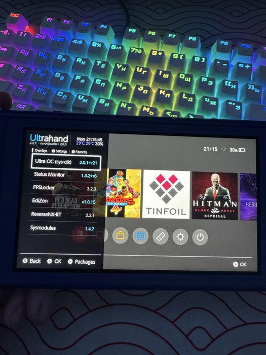 Nintendo switch lite прошитая