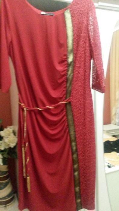 платье трикотажное