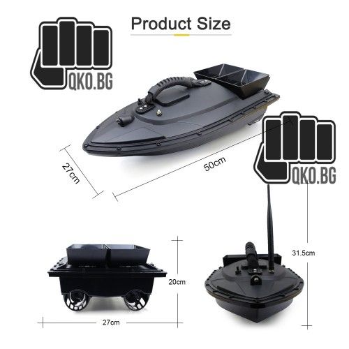 Нова лодка за захранка тип Flytec +гаранция + до 20 800mAh батерия