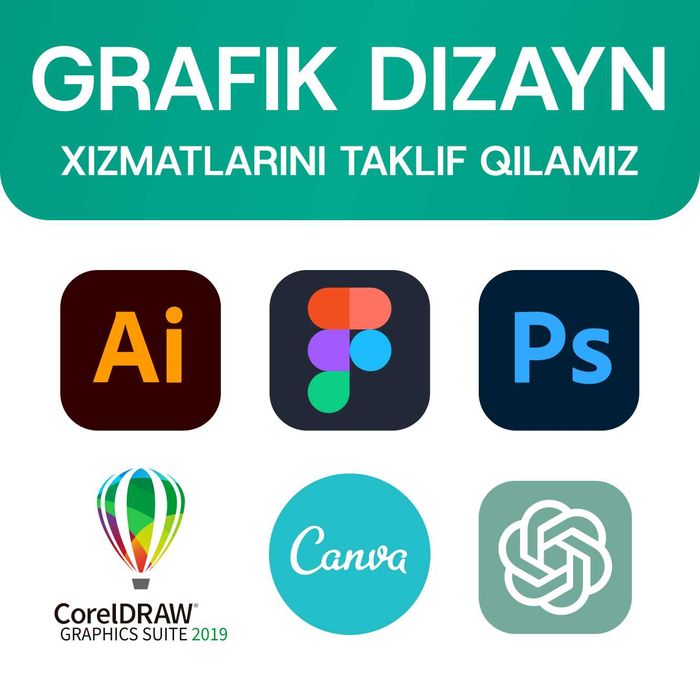 Grafik dizayn xizmatlari | графические дизайнерские услуги