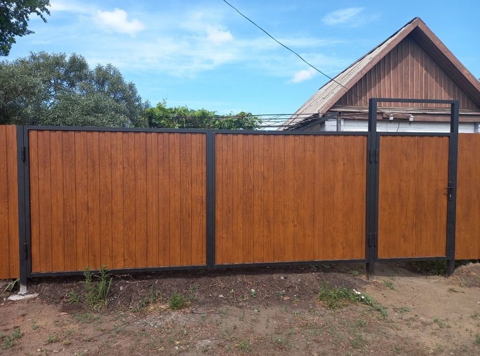 Забор из профлиста