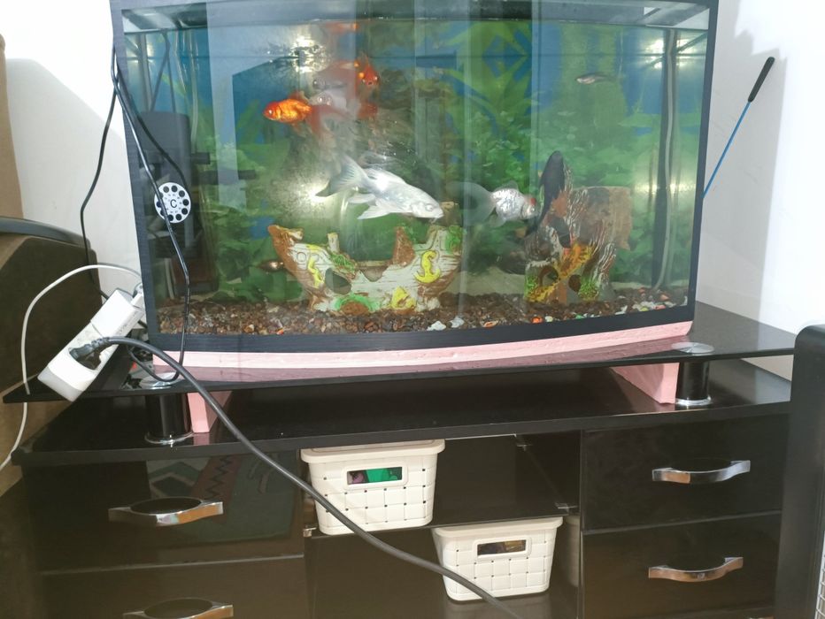 Аквариум и подставка