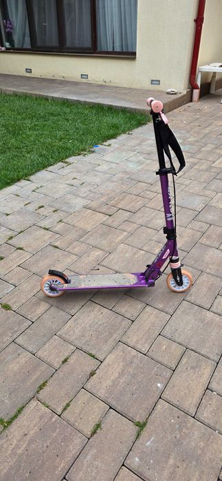 trotinetă cu Suspensii şi Frâne pe Ghidon Mid 5 Violet Copii