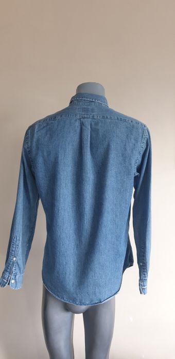 POLO Ralph Lauren Slim Fit Cotton / M ОРИГИНАЛ! Мъжка Дънкова Риза!