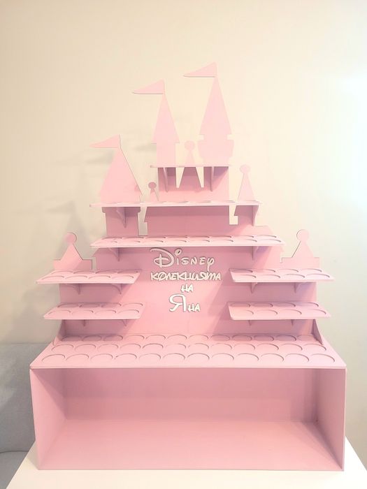 Етажерка Disney Замък за Магически Аудио Приказки – книги и фигурки.