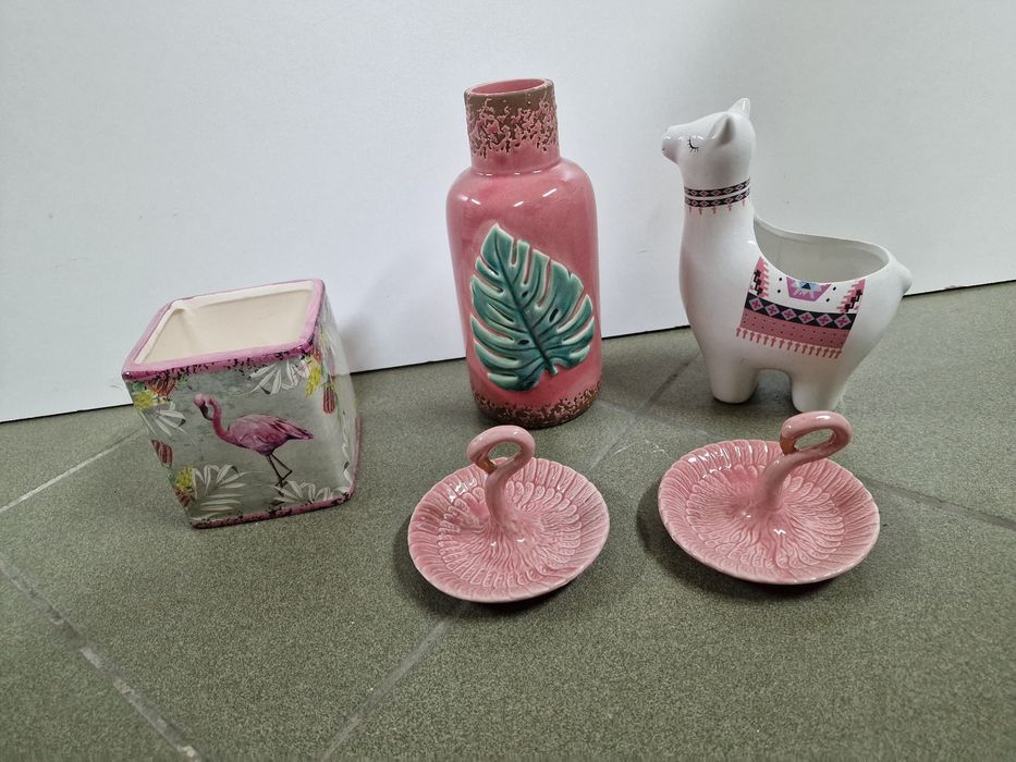 Лот вази/кашпа/декоративни чиниики