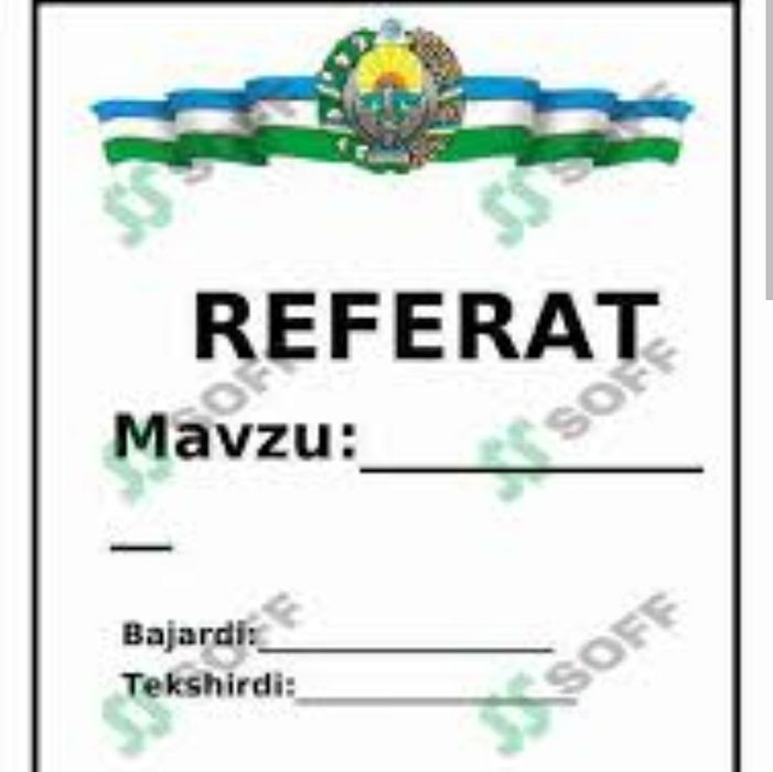 Arzon narxda Kurs ishi, referat, maqola, tezis yozib beramiz
