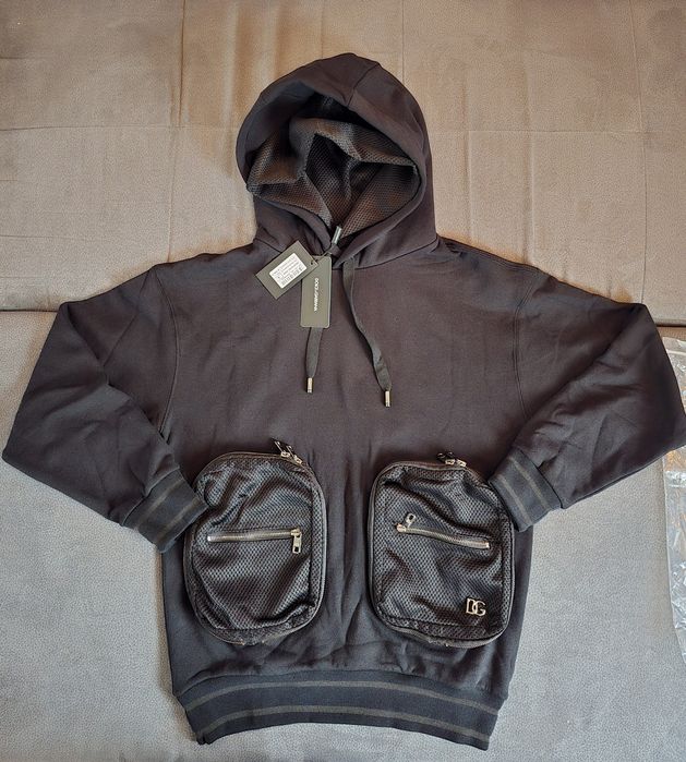 Dolce&Gabbana Pouch-pocket hooded jacket