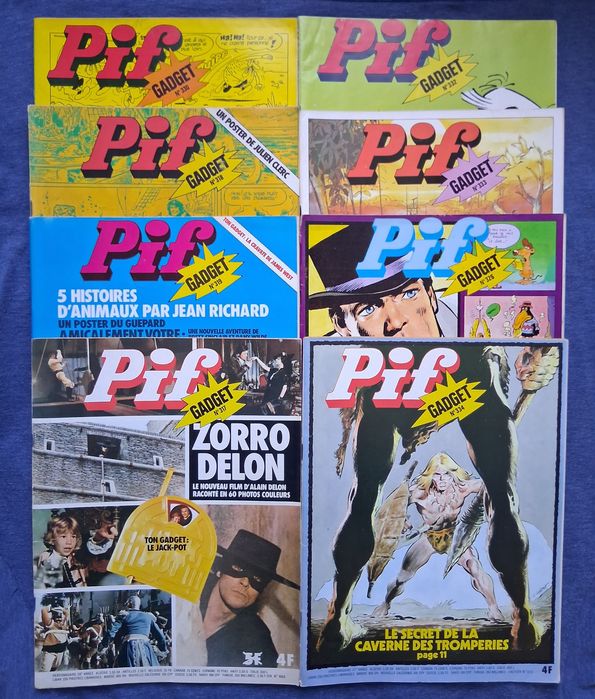 Редки Издания на Култовото Френско Списание PIF Gadjet