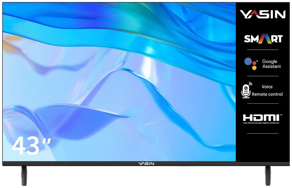 Продам телевизор yasin 109cm smart