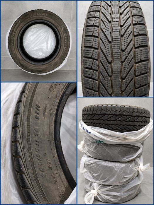 Продам зимние шины 205/55 R16 — комплект 4 шт.
Продам комплект зимних