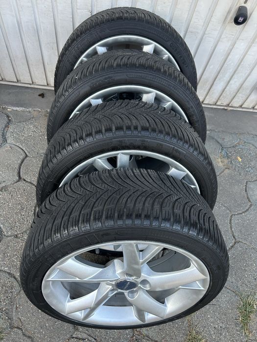 Jante aliaj 5x112mm, anvelope iarna 235/40 R18, Audi, VW, Seat, Skoda, Mercedes