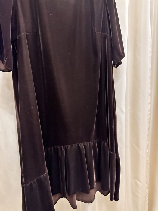 Велюровое платье