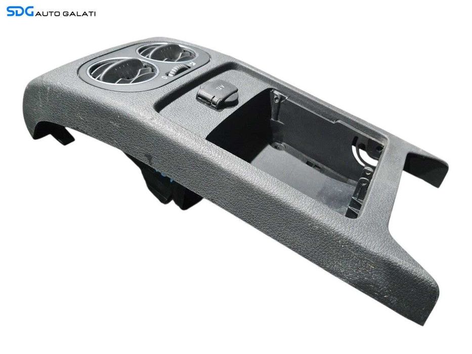 Suport Ornament Grila Grile Ventilatie Aerisire cu Bricheta si Scrumiera Volkswagen Golf 6 Plus 2008 - 2013 Cod 5M0819203F 5M0862533D [N3654]