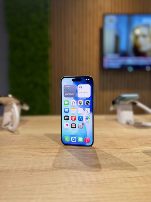 **ATS GSM**iPhone 15 128Gb Blue/Baterie93%/Grad B/Fact+Gar 12 luni