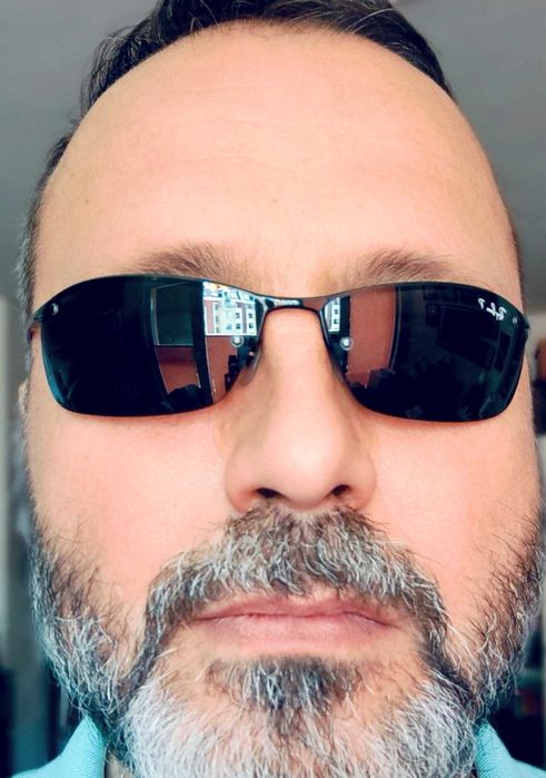 Слънчеви Ray-Ban RB3183 002/81 Polarized 63-15 — перфектни, без следи