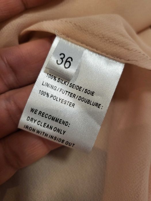 rochie lunga matase naturala 100%, 38, noua, LUX