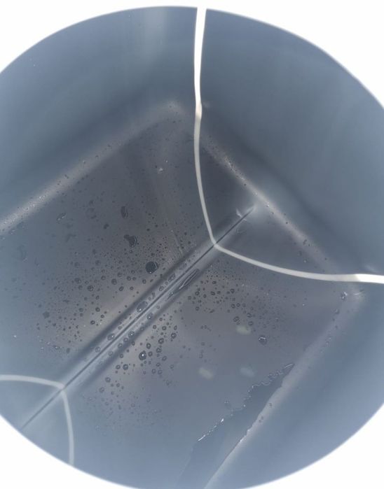 Bazin 1000L negru butoaie detașabile