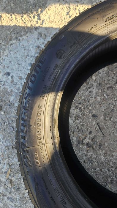 195/55 R16 • Iarna • Bridgestone Blizzak LM001 (BMW original) 87H Runflat | 2 buc | DOT 2023 | Pret/buc