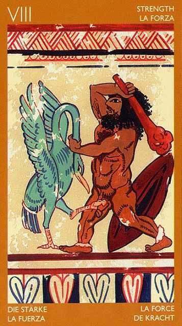 Civilizatia Etrusca Carti de tarot format mare,colectie ed lim-SIGILAT