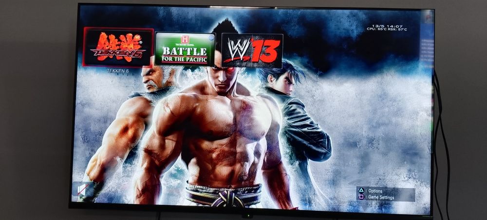 Ps3 slim 250 gb 35 ta o'yin 4 ta joystik
