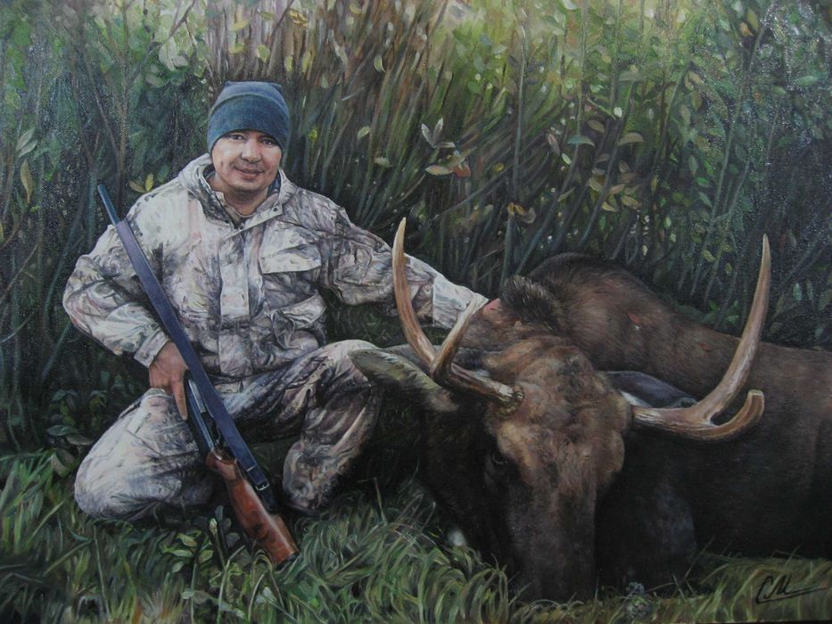 Портреты по фото на заказ углем, цветными карандашами