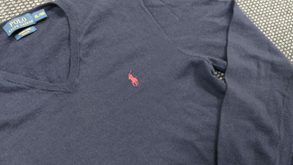 Polo ralph lauren пуловер merino шпиц L/XL
