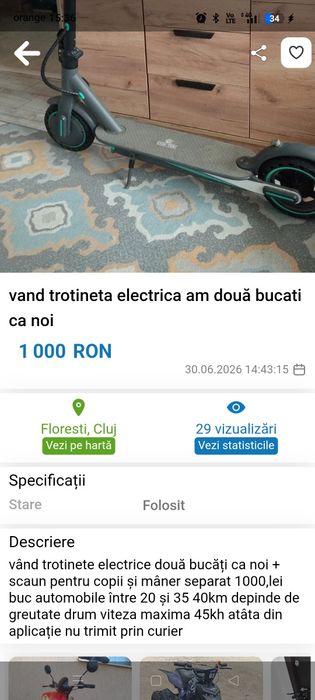 Vând  electrice două buc preț 1 buc