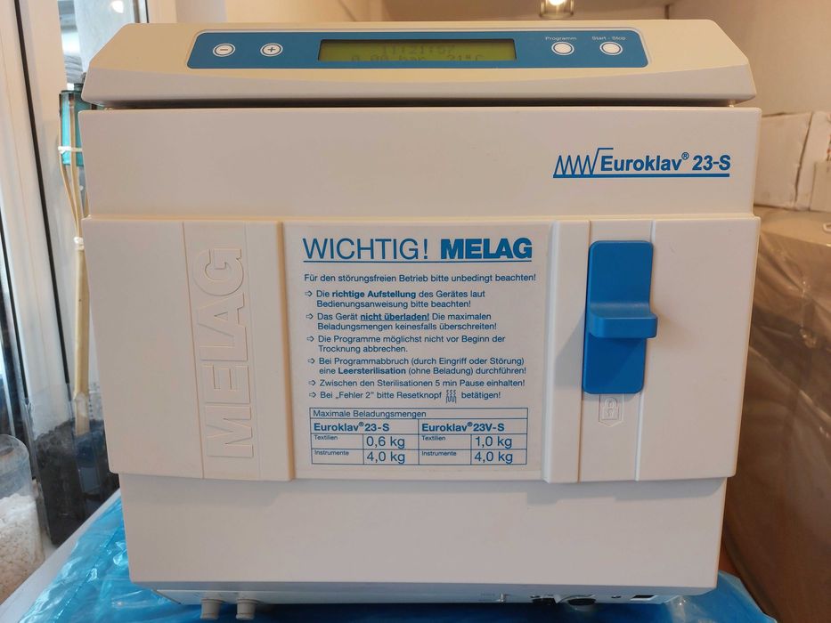 Autoclav MELAG Euroklav 23S 23 Litri stomatologie cosmetica veterinar