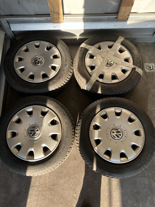 Roti Vw 15’ cu cauciucuri iarna 195 65 15