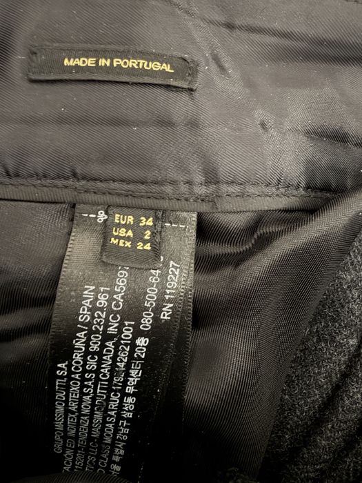 Massimo dutti шерстяной костюм