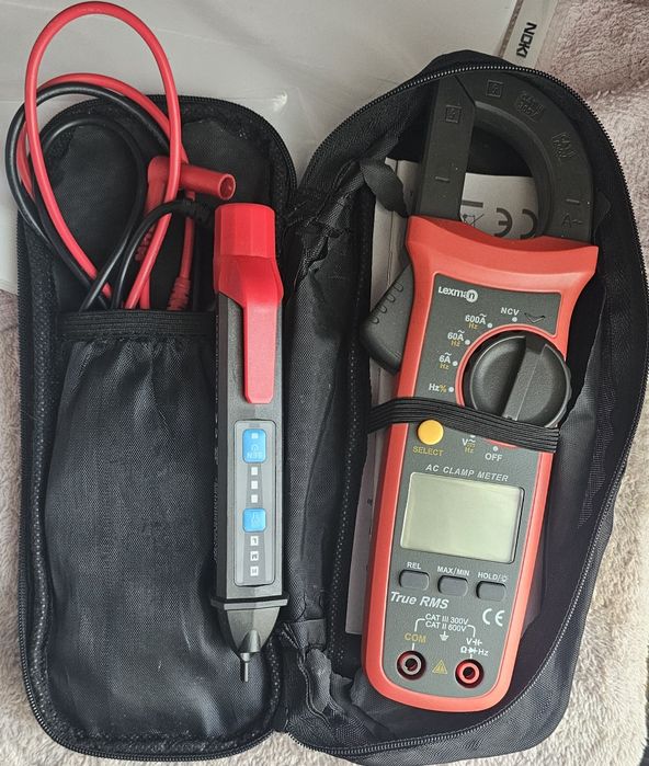 Clampmetru si tester tensiune lexmann