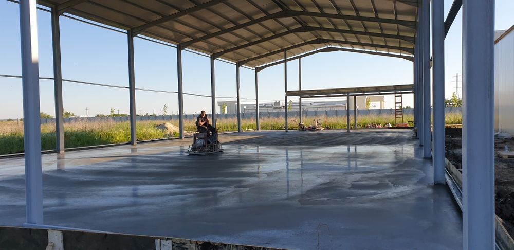 Elicopterizare beton cu Cuart , Șapa din beton industriala, Periat