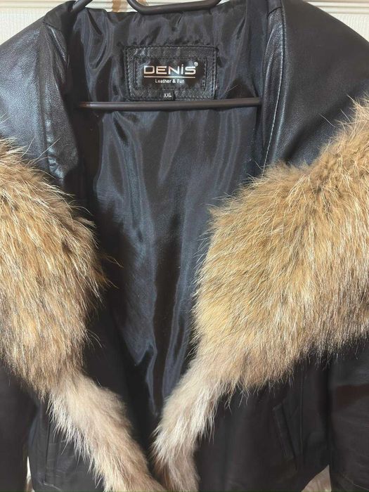 Луксозно дамско зимно палто с пух