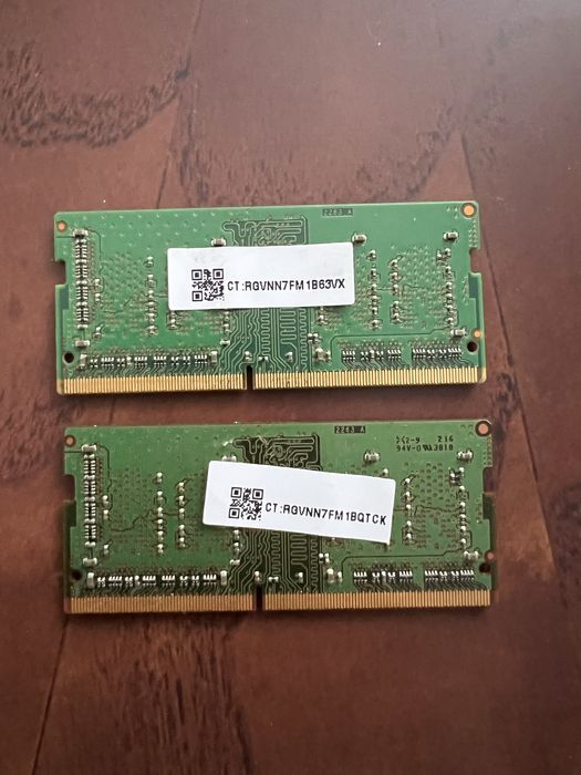 Micron 2x4 GB RAM SODIMM 2666 MT/s