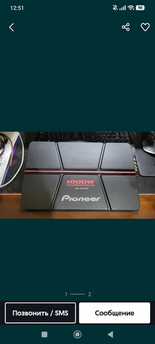 Pioneer usilitel 4 kanali ishlab turibti remont bumagan
