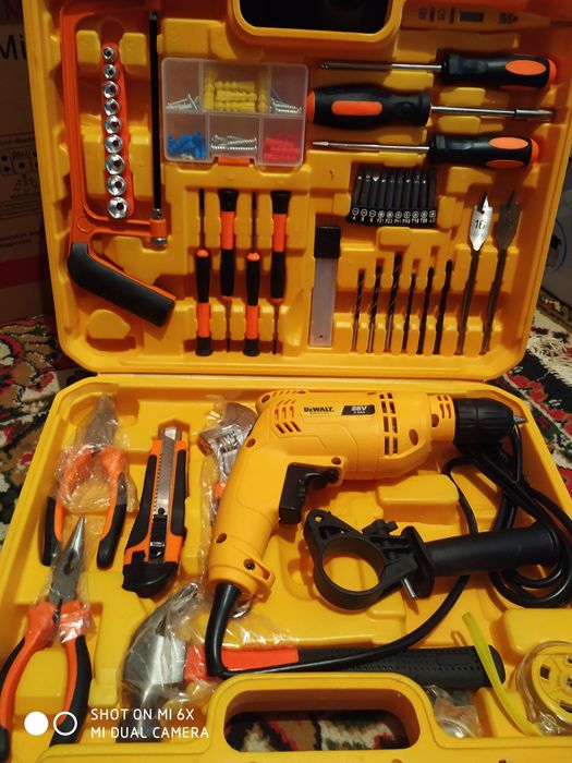 Электро Дрель набор инструменты De Walt