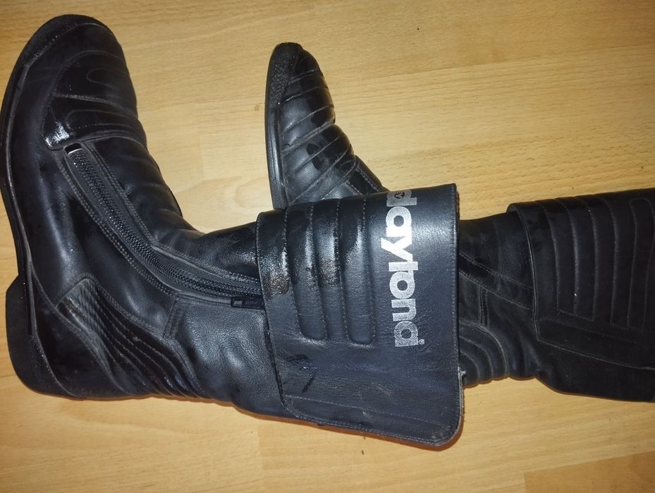 Cizme piele motoDaytona cu protecție metalică