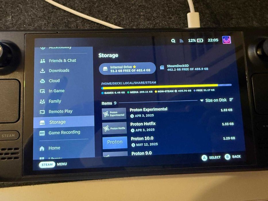 SteamDeck OLED 512GB + 512GB HighSpeed SD