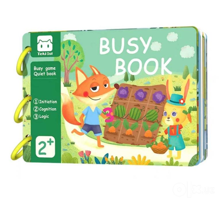 Busy book Fox. Tulkilik bizi kitob. Бизи бук фокс